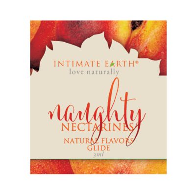 Intimate Earth Naughty Nectarines Glide Foil Pack 10oz