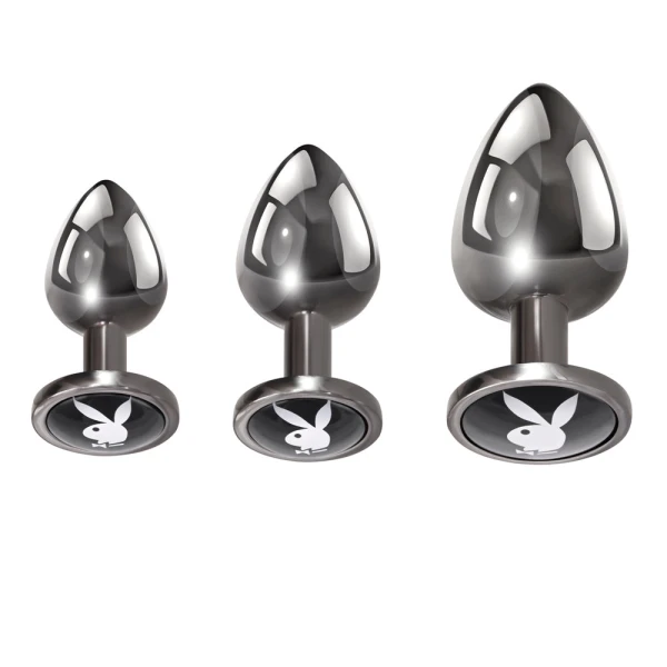 Playboy Pleasure - Pleasure 3 Ways Aluminum Alloy 3 Piece Anal Training Kit