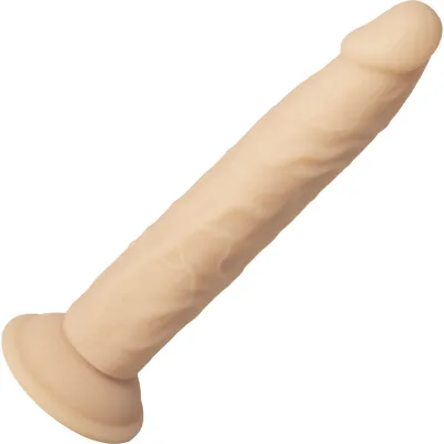 Naked Addiction Dual Density 9 Bendable Silicone Suction Cup Dildo Vanilla