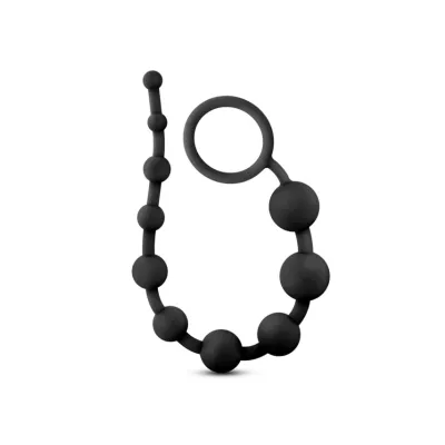 Anal Adventures Platinum Silicone 10 Anal Beads