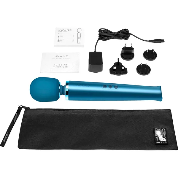 Le Wand Rechargeable Vibrating Body Massager - Pacific Blue — image 16 of 20