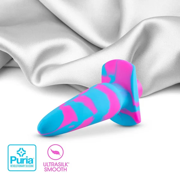 Avant Vibrotize Rechargeable Waterproof Vibrating Silicone Butt Plug By Blush - Fuchsia — image 24 of 25