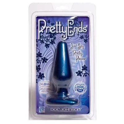 Pretty Ends Iridescent Butt Plugs Medium Midnight Blue
