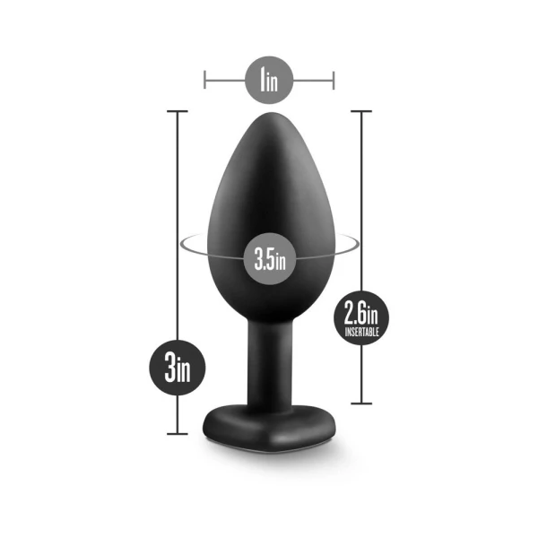 Temptasia Bling Plug Small Black
