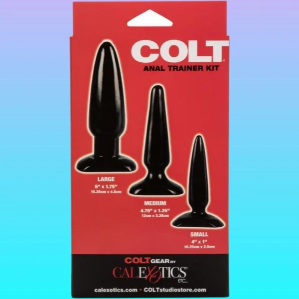 Colt Anal Trainer Kit with 3 Different Sizes