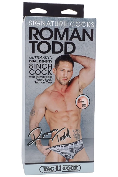 Doc Johnson Signature Cocks Roman Todd 8" Realistic Dildo with Suction Cup