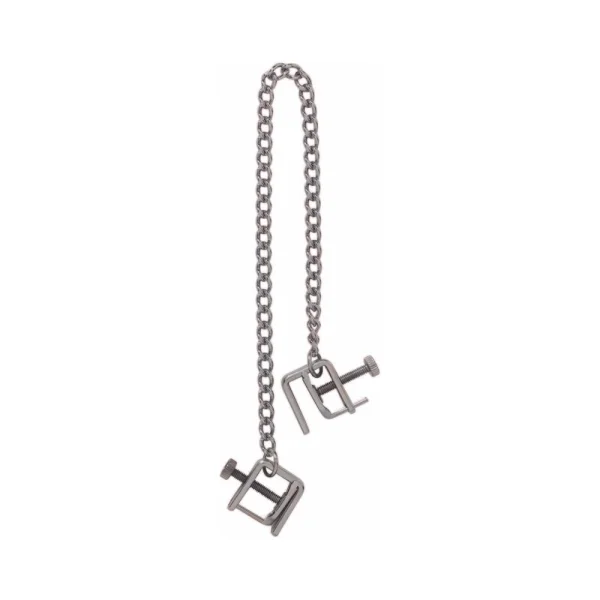 Spartacus Adjustable Nipple Clamps With Curbed Chain — image 4 of 9