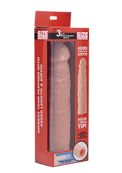 Size Matters 3" Penis Enhancer Sleeve — image 8 of 8