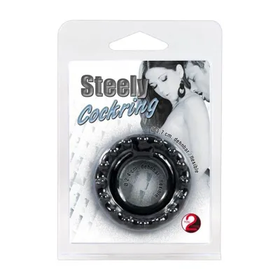 Clitoral Mass Silicone Ring Black