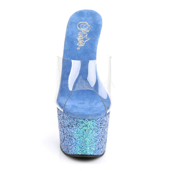 7 inches Heel, 2 3/4 inches PF Slide W/Holo Glitter Bottom — image 2 of 8