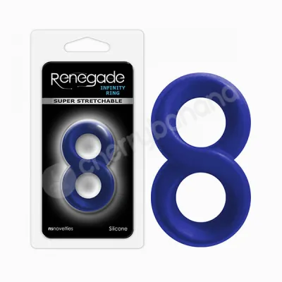 Renegade Infinity Blue Cock Ring