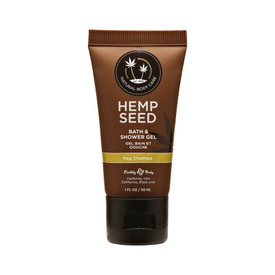 Earthly Body Hemp Seed Shower Gel Nag Champa 1oz