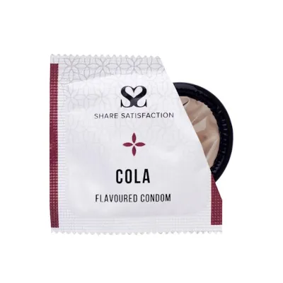 Share Satisfaction Cola Flavoured Condoms 100 Bulk Pack Cola