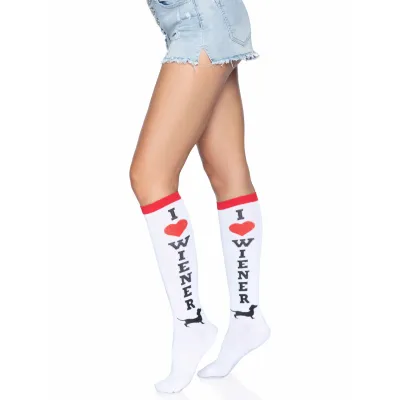 Wiener Dog Knee Highs