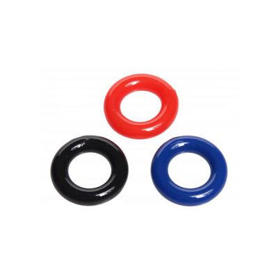 Stretchy Cock Ring 3 Pack Multi
