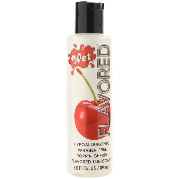 Wet Flavored Popp'n Cherry Water-Based Lube | 3oz