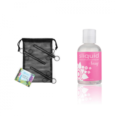 b Vibe Lube Applicator Kit with Sliquid Sassy Lube Bundle