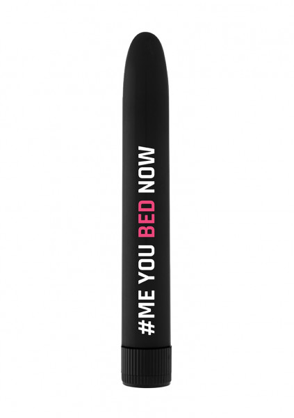#Me.you.bed.now - Black - Vibrator