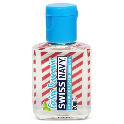 Swiss Navy Cooling Peppermint Water Based Flavored Lube 1oz