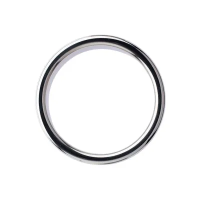 Kink Range Stainless Steel Ridged Penis Head Ring 1 7 Inch