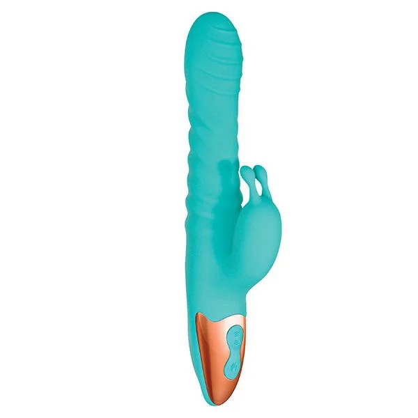 Adam & Eve Heat Me Up Warming Rabbit Thruster Vibrator