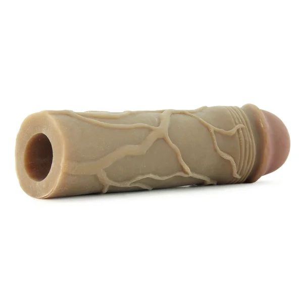 Fantasy X-Tension Mega 2-Inch Penis Extension Sleeve - Brown