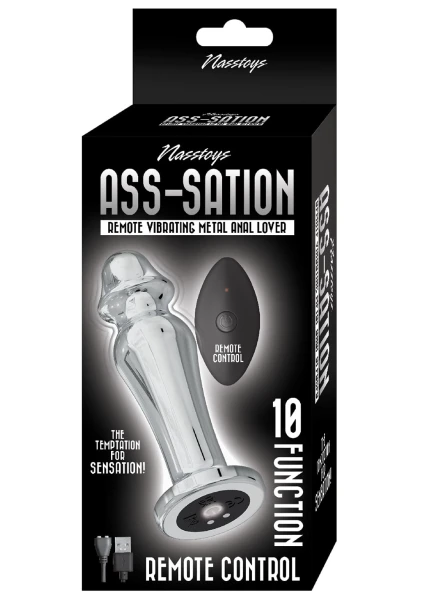 Ass-Sation Remote Vibrating Metal Anal Lover