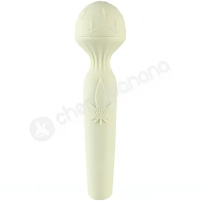 Maia Marlie 420 Massage Wand With Hemp Leaf Design