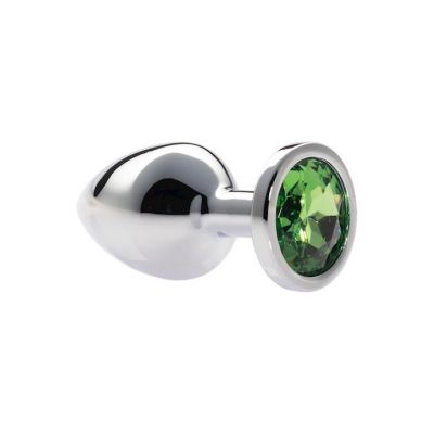 Kink Range Alloy Gem Butt Plug 3 2 Inch White Medium