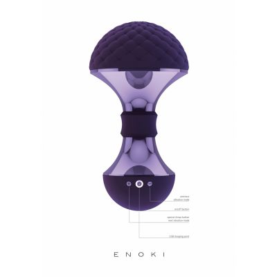 Enoki Bendable Massager Purple Magic Wand Sex Toy
