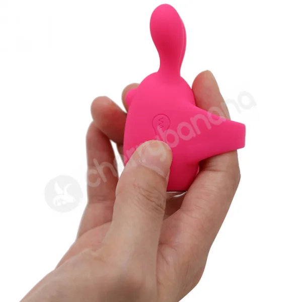 Cherry Banana Pink Finger Bunny Vibrator