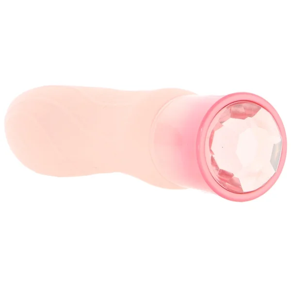 Oh My Gem Elegant Rechargeable Waterproof Silicone Warming Vibrator By Blush - Morganite Pink