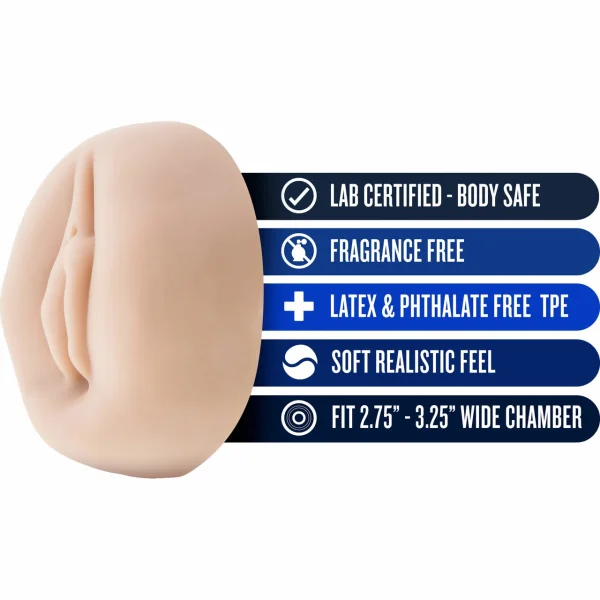 Performance VX5 Male Enhancement Penis Pump System With Realistic Sleeve By Blush - Clear
