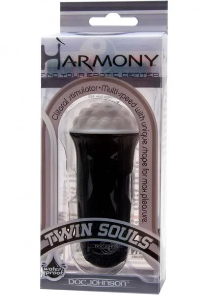 Harmony Twin Souls Yin Vibrator Waterproof 3.5 Inch Black — image 4 of 4