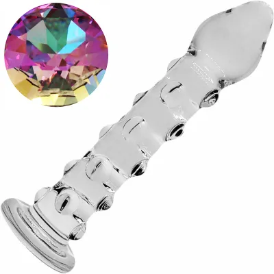 Vitrail Light Star Delight Glass Dildo By Crystal Delights