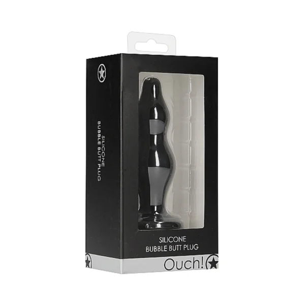 Ouch Bubble Butt Plug Black — image 5 of 11