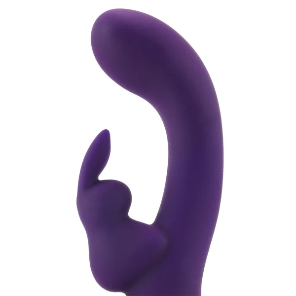 Kinky Bunny Plus 12 Function Rechargeable Silicone Rabbit Style Vibrator By VeDO - Purple