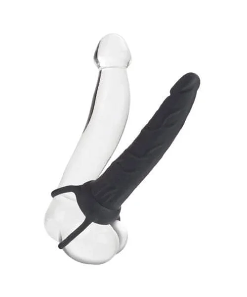 Silicone Love Rider Dual Penetrator - Black