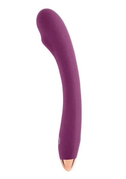 Cloud 9 G-Spot Slim 8 Inch Flexible Rechargeable G-Spot Vibrator - Plum