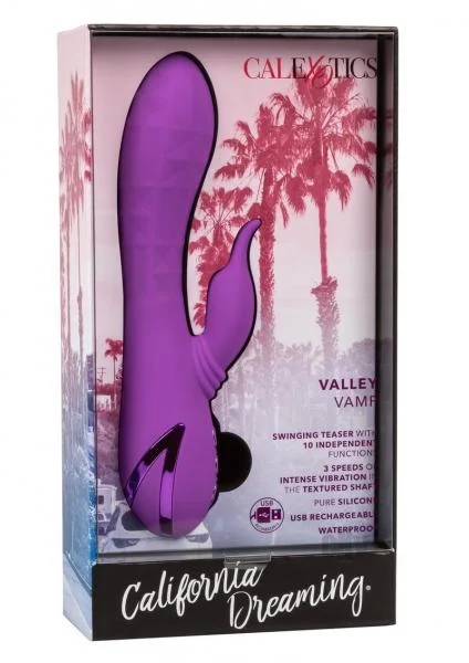 California Dreaming Valley Vamp Purple Rabbit Vibrator — image 7 of 8