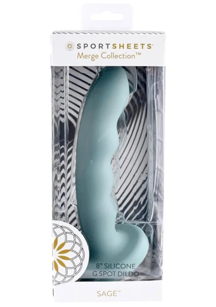 Sportsheets Sage 8” Silicone Dildo Green