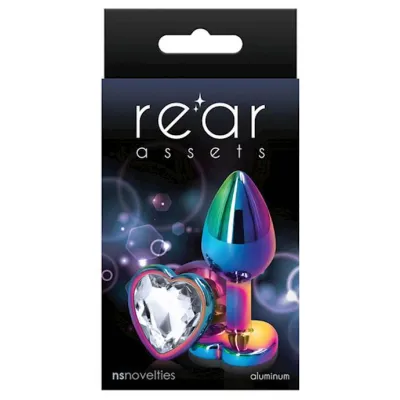 Rear Assets Heart Plug 2 7 Inch Clear Small