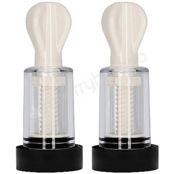 Electro Shock Nipple Twisters Transparent Nipple Suckers With E-Stim