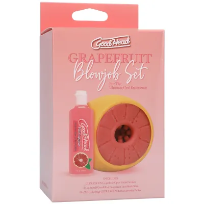 Goodhead Grapefruit Blowjob Set Yellow pink