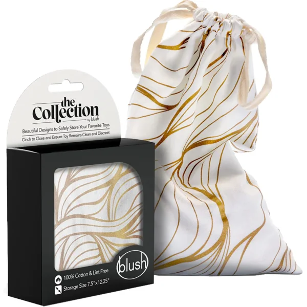 The Collection Cotton Toy Storage Bag by Blush - Embrace
