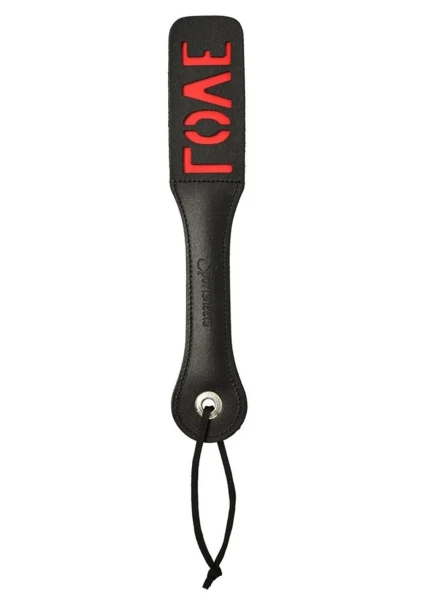 Sportsheets Leather Love Paddle