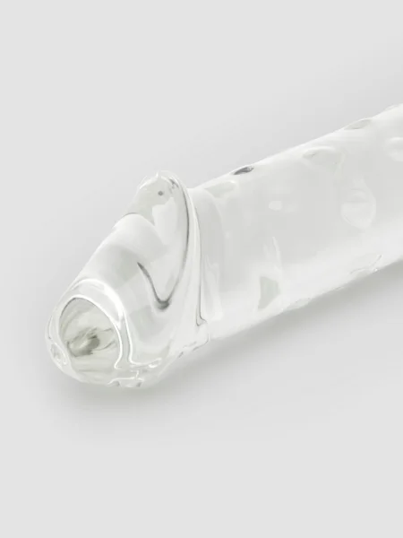 Gläs Realistic Textured Double Ended Glass Dildo 12 Inch