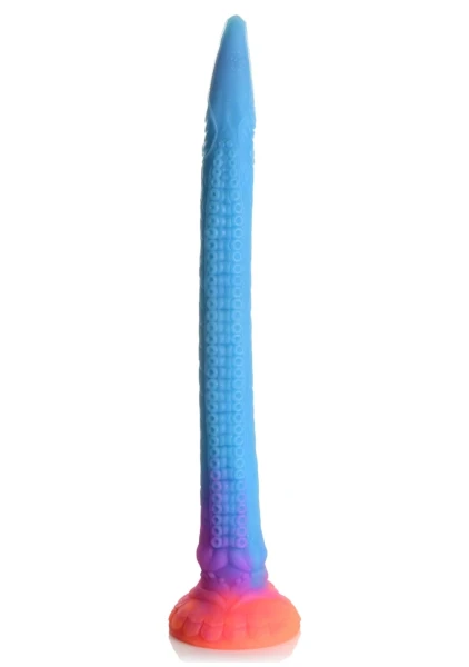 Makara Glow-In-The-Dark Snake 18.25" Silicone Suction Cup Dildo By Creature Cocks