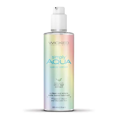 Wicked Simply Aqua Special Edition Water Based Lubricant