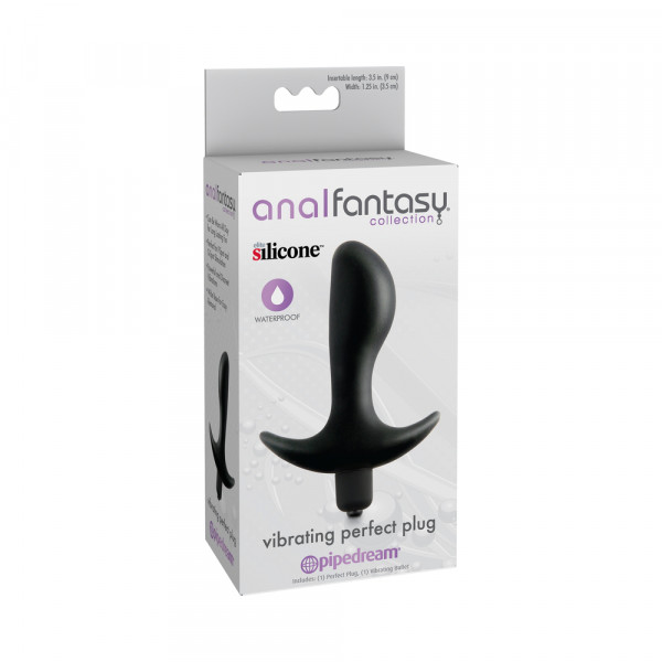 Anal Fantasy Vibrating Perfect Plug Black